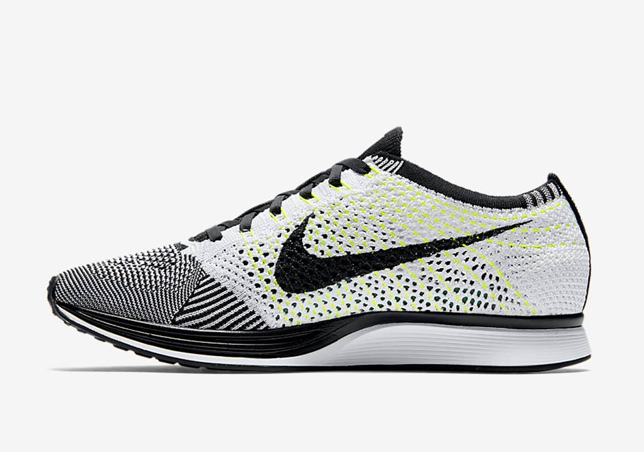 The Nike Flyknit Racer In Black, White, And Volt Has A Release Date ...