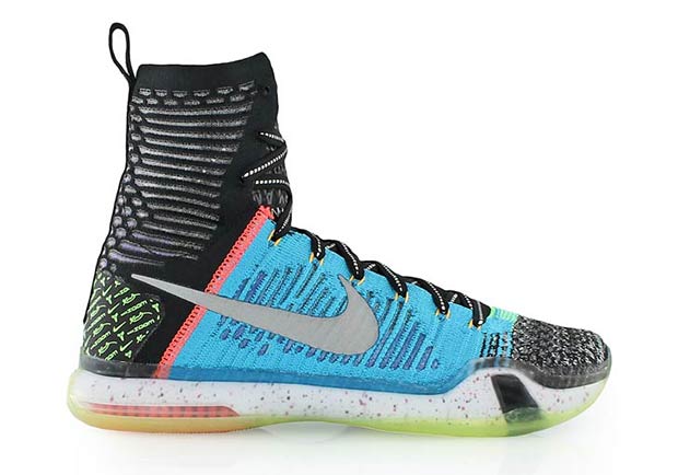 Wild Multi-Color Flyknit On The Nike Kobe 10 Elite SE