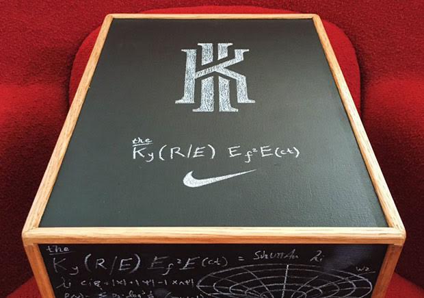 You Won't Believe Who Got His Hands On This Awesome Nike Kyrie 2 "Chalkboard" Box