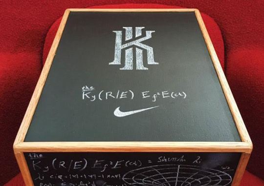 You Won’t Believe Who Got His Hands On This Awesome Nike Kyrie 2 “Chalkboard” Box