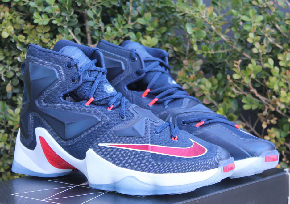 Nike LeBron 13 USA 807219-461 Release 