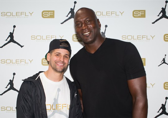 Michael Jordan Made An Appearance At The Grand Opening Of SoleFly’s New Store