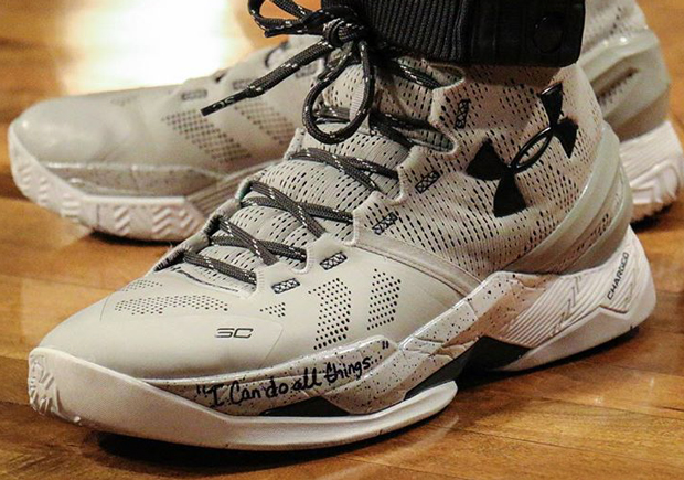 Steph Curry Broke Out A “Cool Grey” Curry Two PE