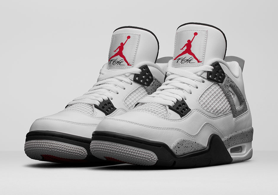 Jordan 4 White Cement Nike Air Release 