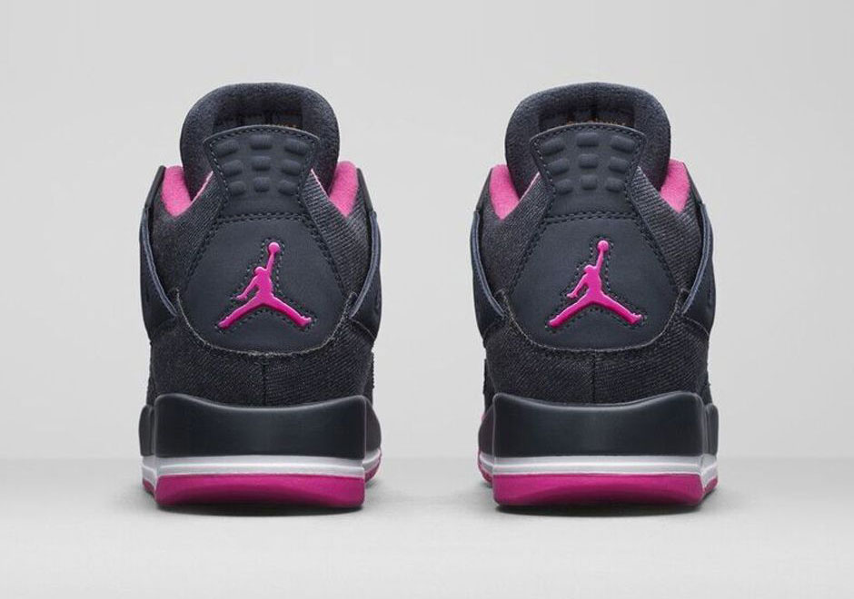 Air Jordan 4 Retro Dark Obsidian Vivid Pink Hd 05