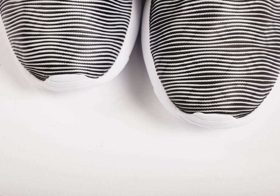 Nike Roshe Run Premium Plus Black White Stripes 4