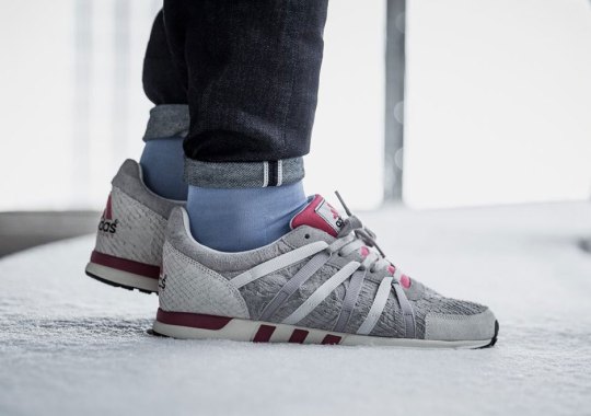 This OG adidas EQT Running Shoe Gets A Lux Snakeskin Upgrade