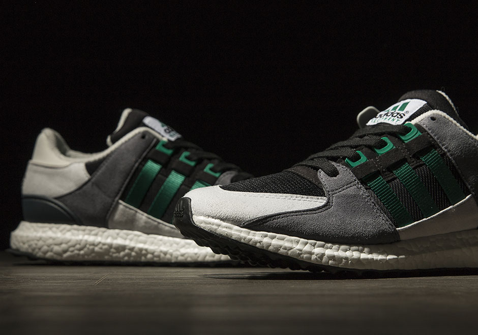 Adidas Eqt Support 93 16 Boost Black White Green 6