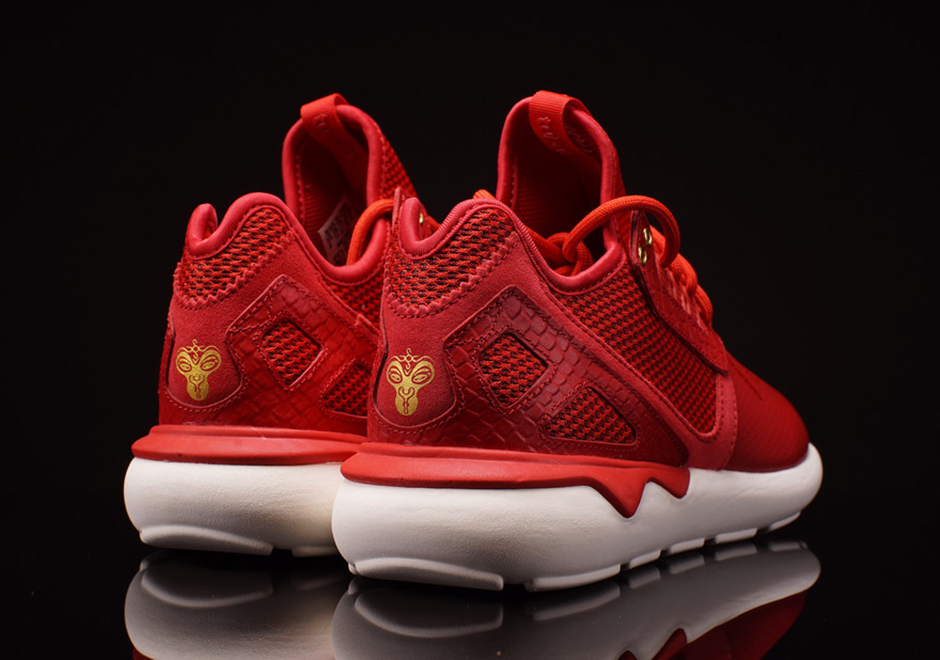 Adidas Tubular Chinese New Year Collection Red Gold 11