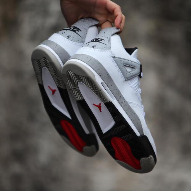 Air Jordan 4 White Cement Nike Air Kids Sizes 06