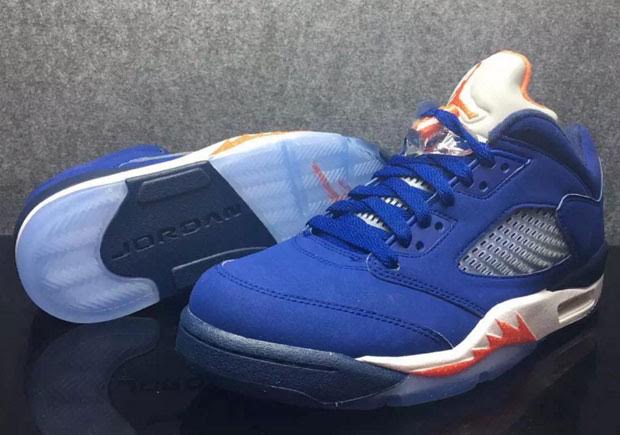 Knicks Orange And Blue On This Upcoming Air Jordan 5 Low