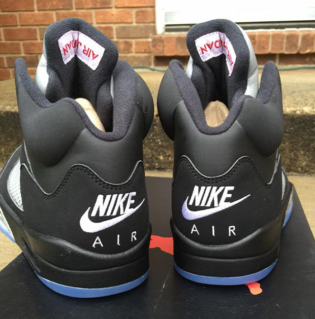 Air Jordan 5 Nike Air Black/Metallic 