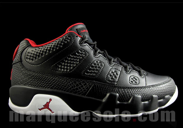 Air Jordan 9 Low Black Snakeskin 1