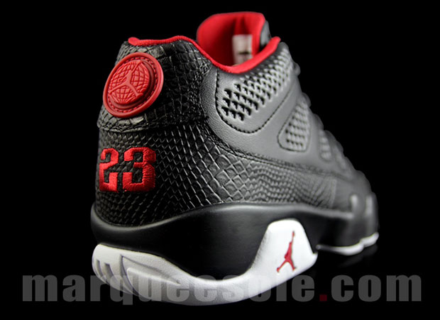 Air Jordan 9 Low Black Snakeskin 4