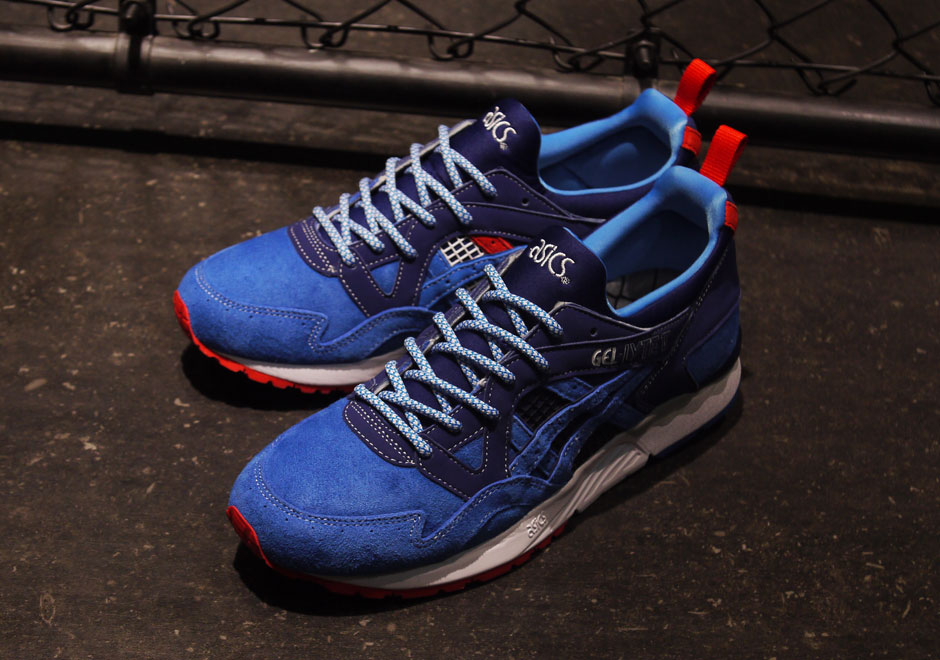 Asics Gel Lyte V Fresh White Mita Blue Red 1