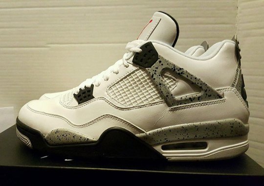 Cop The White Cement 4s With Nike Air Early