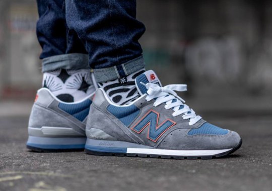 New Balance 996 Combines Grey Suede With The Knicks