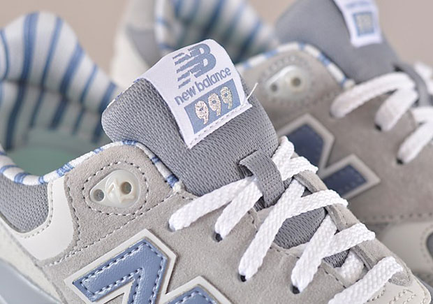 New Balance 999 Womens Grey Pinstripes 1