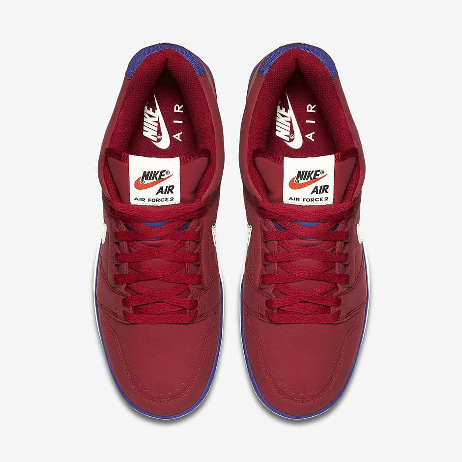 Nike Air Force Ii Low Gym Red 3
