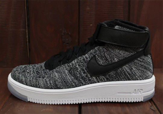 Two Versions Of “Oreo” On The Nike Air Force 1 Mid Flyknit