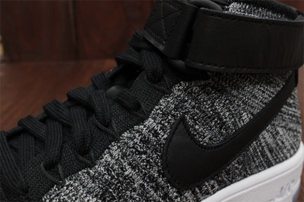 nike air force 1 flyknit oreo