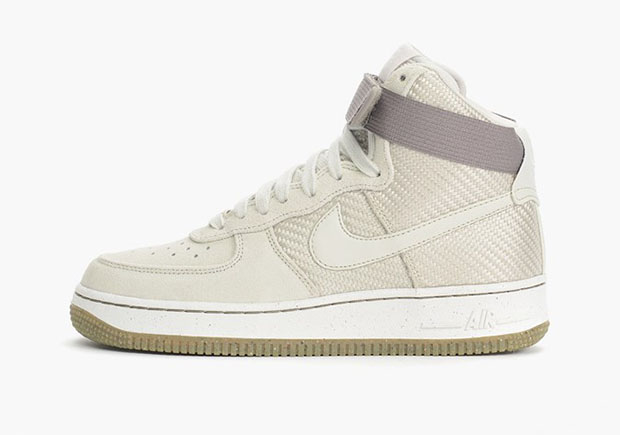 Nike Pairs Soft Tones With Tough Materials On The Air Force 1 High ...