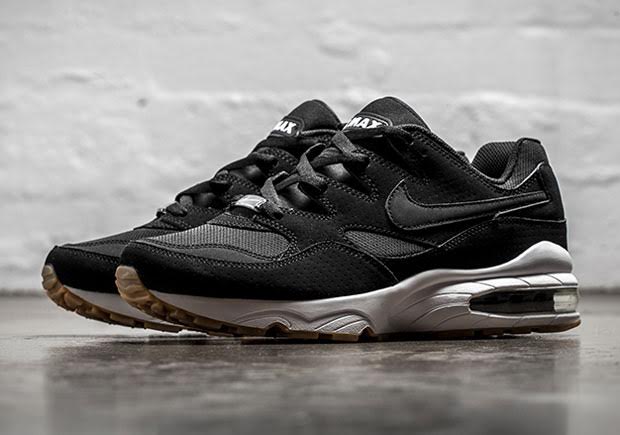 Nike Air Max 94 Black Suede And Leather Retros 01