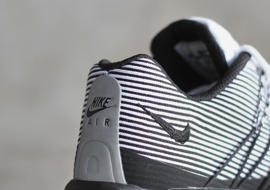 Nike Air Max 95 Ultra Jacquard Pinstripe Black White 1