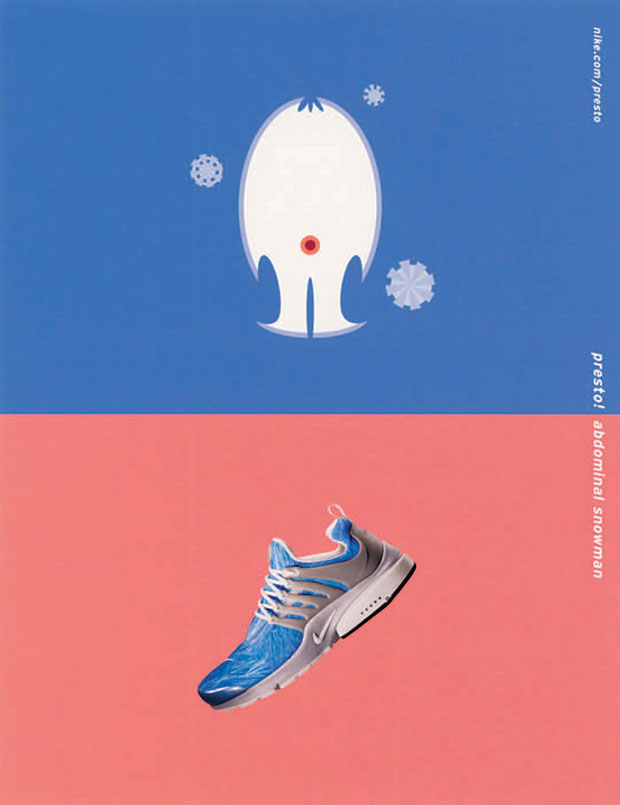 Nike Air Presto Abominable Snowman Print Ad