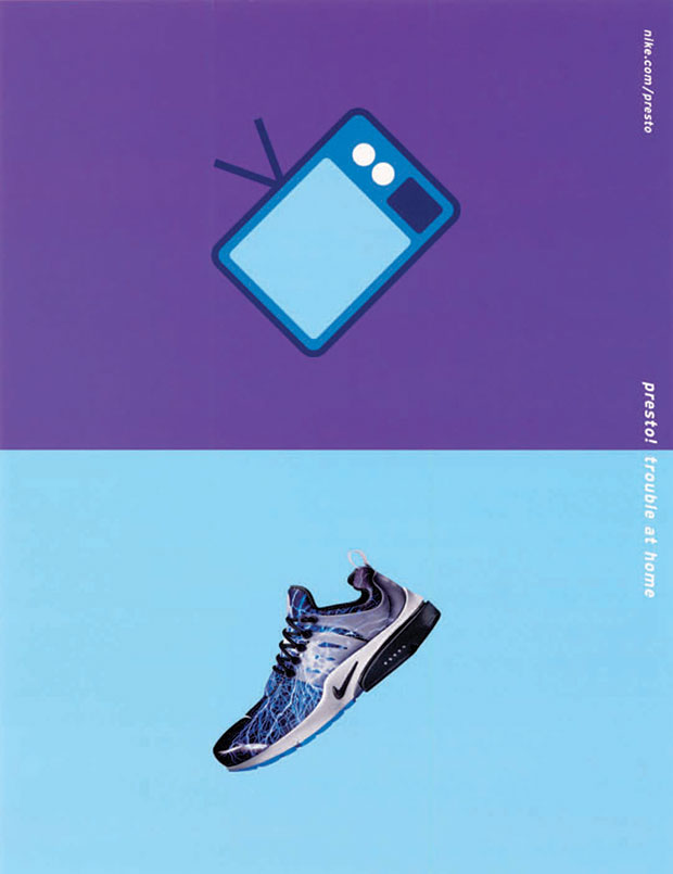 Nike Air Presto Trouble At Home Print Ad