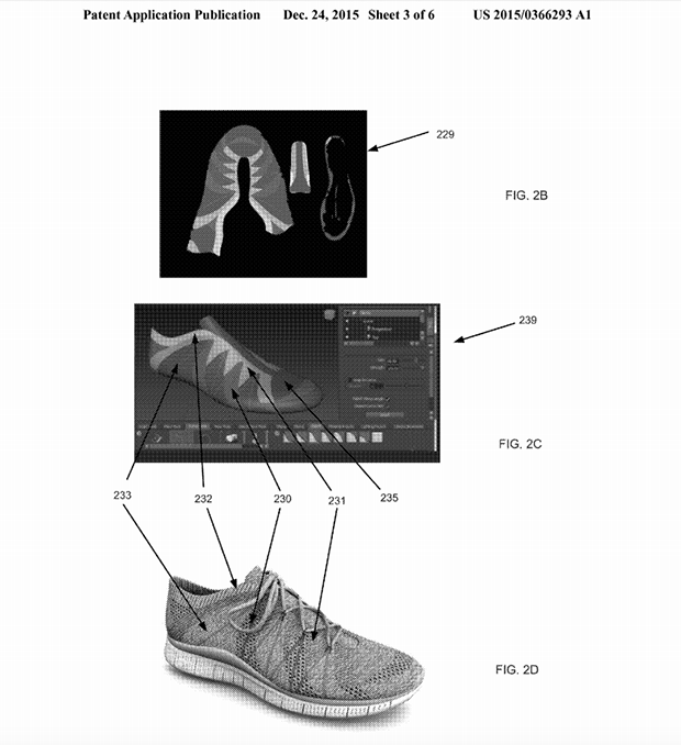 nike custom flykit nike id patent 3