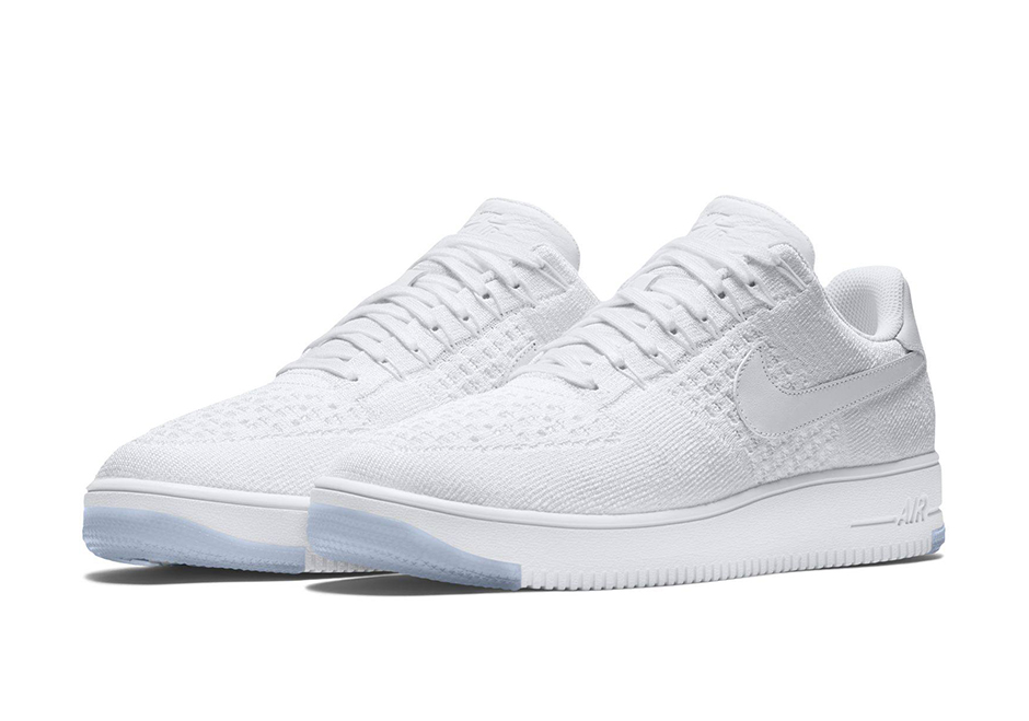 Nike Flyknit Air Force 1 Low Multi Color White Release Dates 08