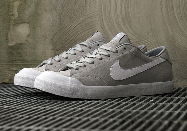 The Toe-Capped Nike SB Zoom All Court In “Wolf Grey”