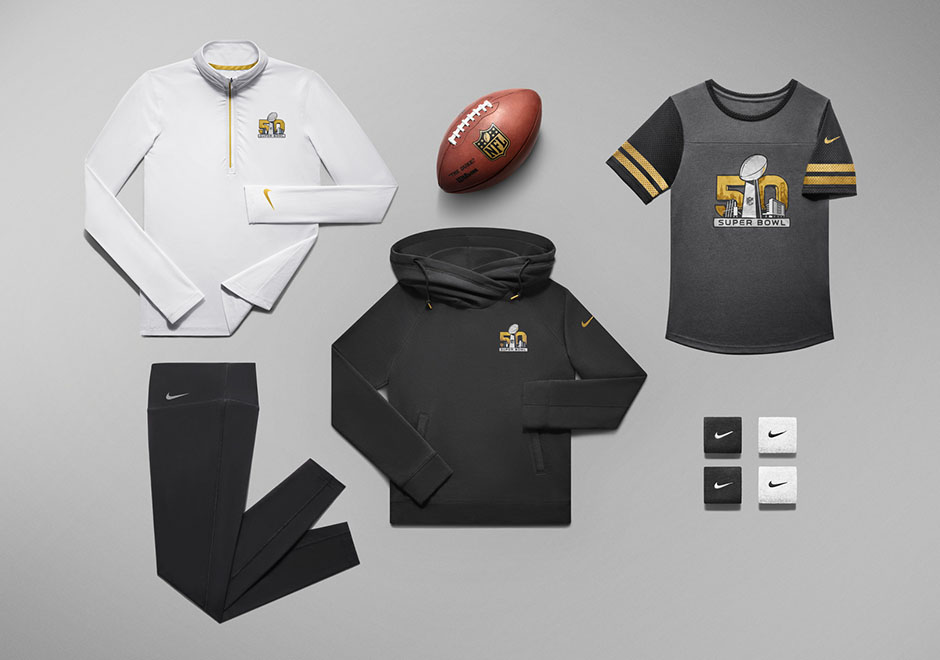 Nike Super Bowl 50 Gold Collection, SneakerNews.com