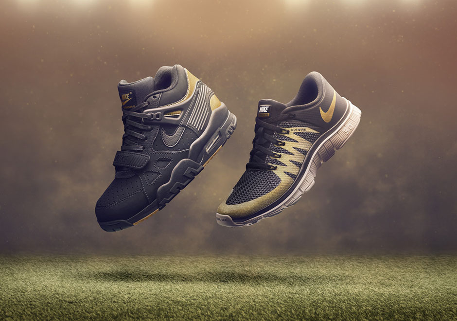 Nike Super Bowl 50 Gold Collection, SneakerNews.com