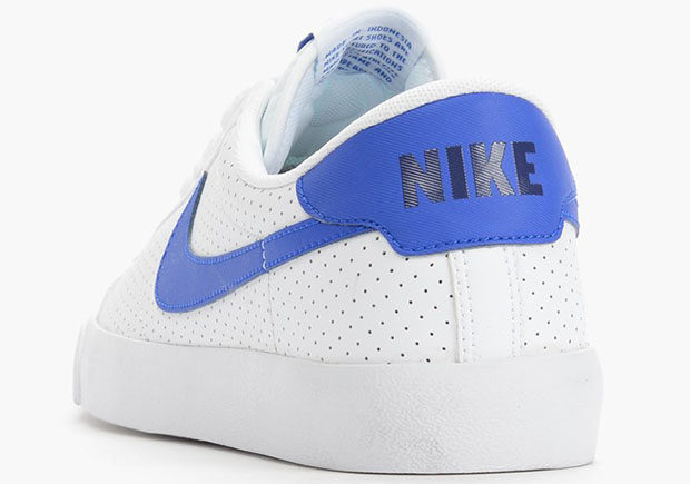 Nike Tennis Classic Ac White Racer Blue Perf 3