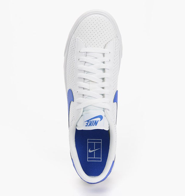 Nike Tennis Classic Ac White Racer Blue Perf 4