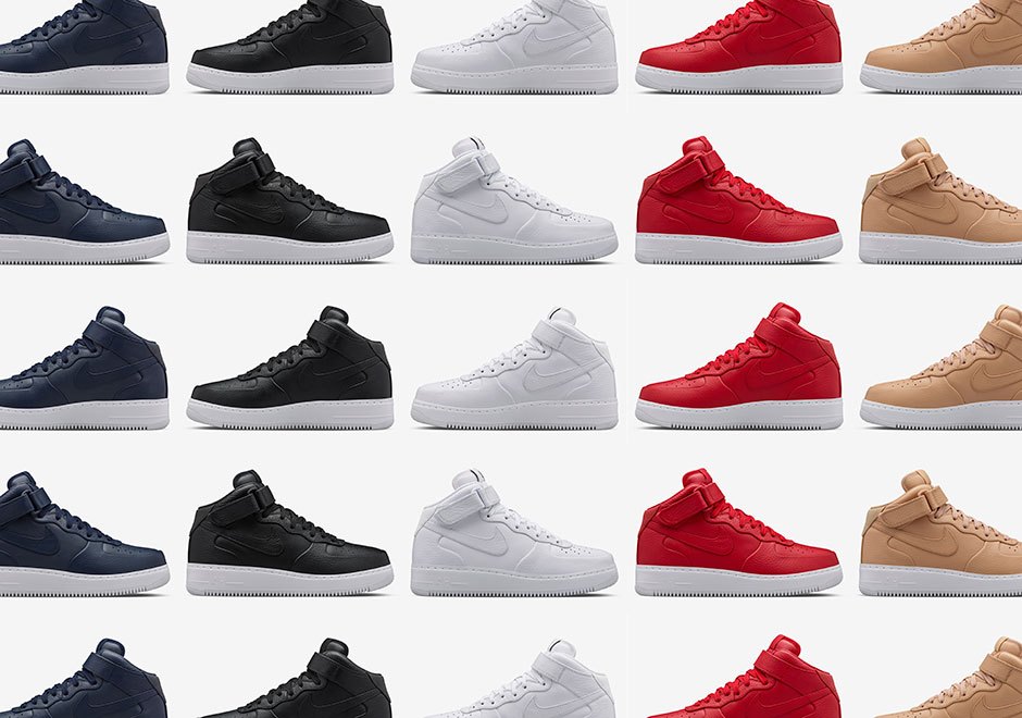 NikeLab To Release Five Colorways Of The Air Force 1 Mid This Saturday ...