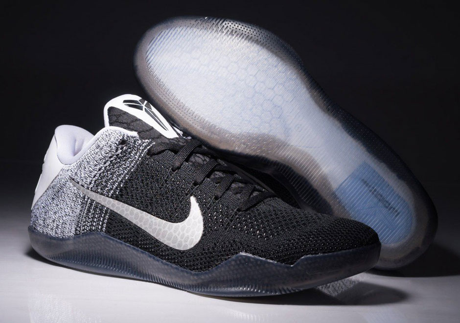 nike kobe black and white