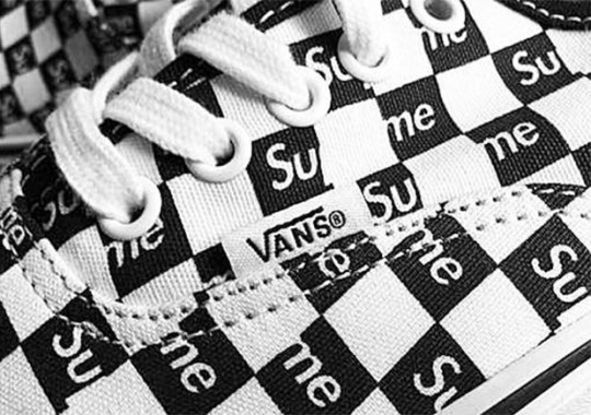 Supreme Has Its Own Vans Era “Checkerboard” Collaboration Coming