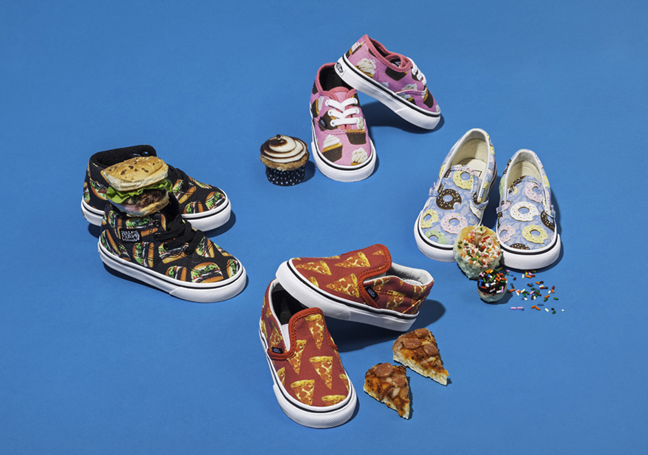 Vans Late Night Pack Pizza Slip On Hamburger Authentic Donuts Tacos 12