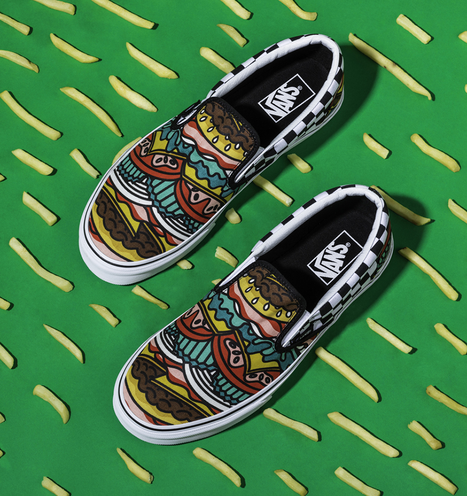 Pizza, Burgers, Tacos, and More on the Vans Night" Pack -
