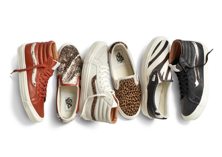 Vans Vault Adds Luxurious Animal Prints For Spring 2016
