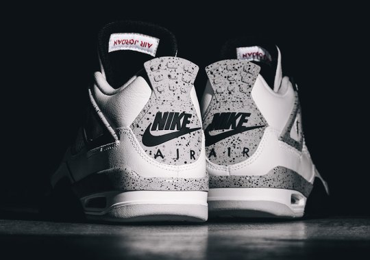 The Air Jordan 4 “White/Cement” With Nike Air Releases Tomorrow