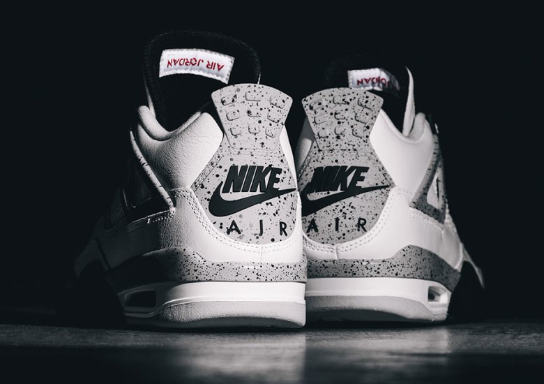 The Air Jordan 4 “White/Cement” With Nike Air Releases Tomorrow