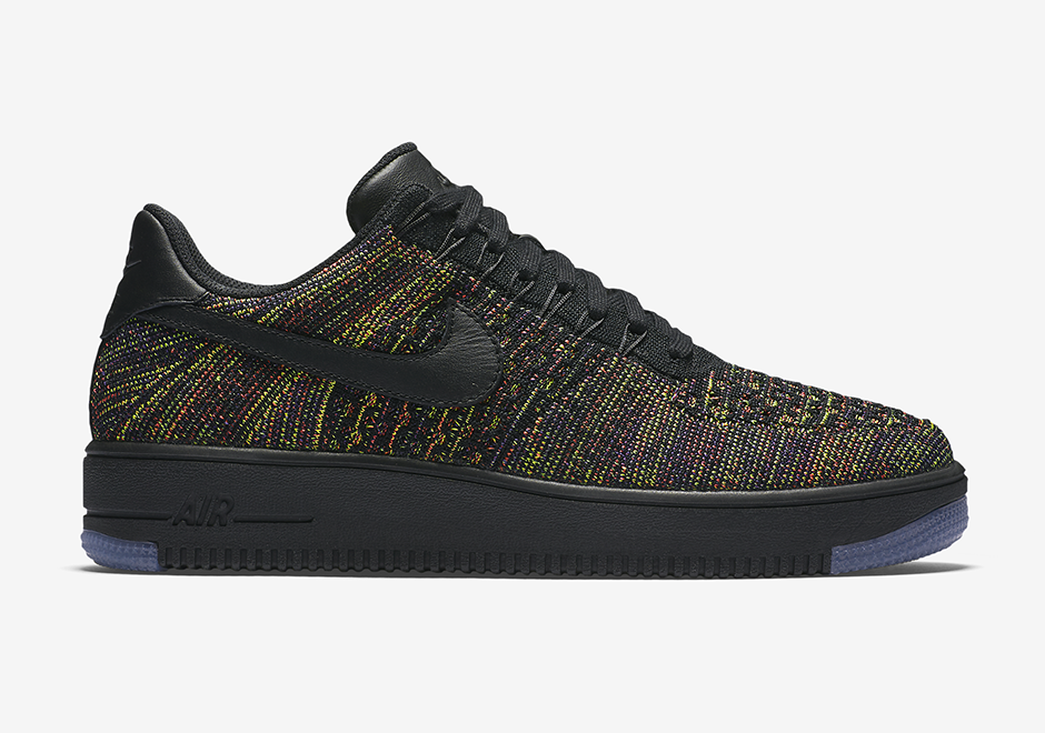 Nike Flyknit Air Force 1 Low Multicolor 817419 001 2