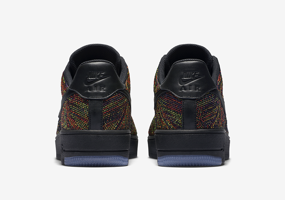 Nike Flyknit Air Force 1 Low Multicolor 817419 001 4