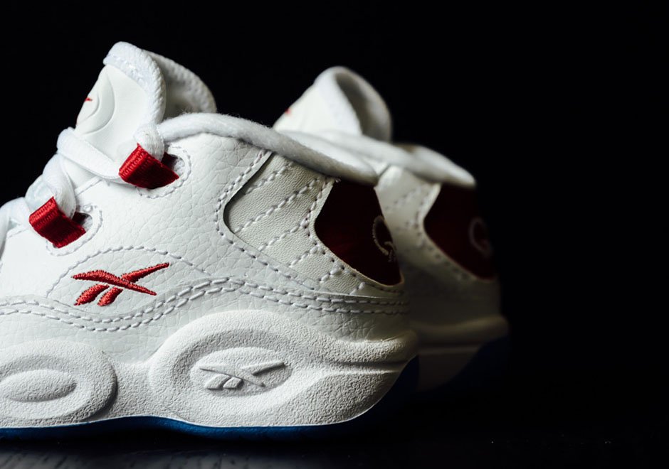 Reebok Question Baby Size White Red Og 2