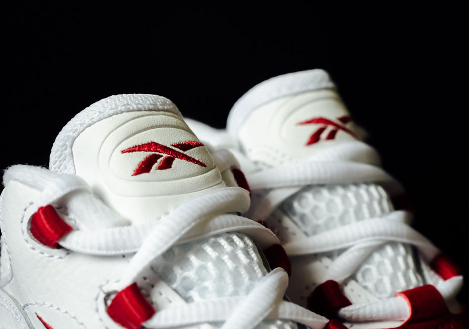 Reebok Question Baby Size White Red Og 3