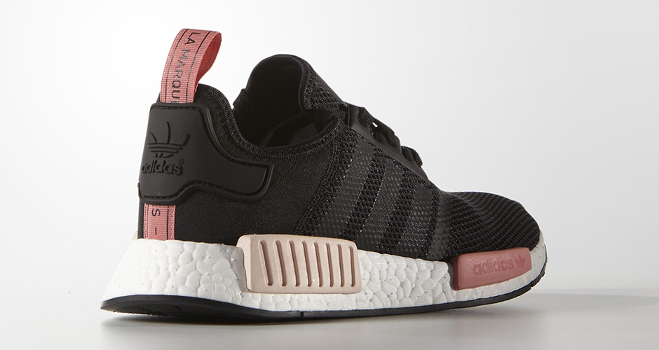 Femme adidas nmd r1 shop runner noir peach rose s75234